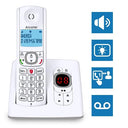 Alcatel - Cordless Phone with Answering Machine, 3 Handsets, Call Blocking