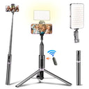 Peyou Selfie Stick Tripod with Detachable Fill Light and Remote