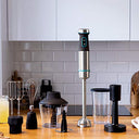 Cecotec - Power TitanBlack 1200 XL Hand Blender with 4 Blades & Chopper