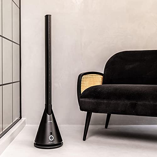 Create - Bladeless Tower Fan, 9 Speeds, 90° Oscillation, Programmable Timer, Remote Control, Energy Efficient