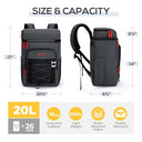 Tourit - Insulated Backpack Cooler with 30 Can Capacity, Leak Proof, Lightweight, 16 Hours Retention