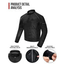 Iron Jia's - CE Armored Motorcycle Jacket, Breathable Mesh, Summer Riding, Casual Style
