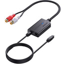 Autoutlet 192kHz DAC Converter - SPDIF to Analog RCA with Cable