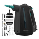 Cecotec Hydrosteam 1300 Rapid Max Steam Cleaner in black with accessories