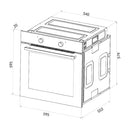 Cecotec - 80L Multifunction Built-in Oven, 2800W, Steam Assist, EasyClean