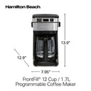 Hamilton Beach - Coffee Maker Frontfill 12 Cup / 1.7L