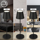 B.K.Licht - Dimmable Wireless LED Table Lamp for Indoor & Outdoor Use