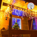 Gylefy - 10m Waterproof Outdoor String Lights, 400 LEDs, 8 Modes, Plug-in