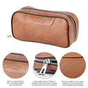 Scotte - Premium Leather Tobacco Pipe Pouch for 2 Pipes, Durable & Stylish