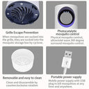 Home-Secure - Eco-Friendly Electric Mosquito Lamp with Dual Zapper Function