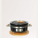CREATE Kamado Hibachi-Barbecue, Round Smoker, Black