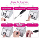 Kreni - Electric Nail Drill Machine for Acrylic & Gel Nails, Fast Manicure Set