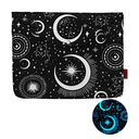 Lparkin Glow in the Dark Padded Book Cover with Extra Pocket