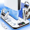Zrzlmvp PS5 Stand with Cooling Fan and Dual Charger