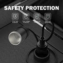 Enisina Cigarette Lighter Splitter 12v/24v Adapter - Connect Multiple Devices