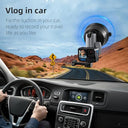 Reygeak - Aluminum Alloy Suction Cup Car Mount with 360° Rotation & 1/4 Thread