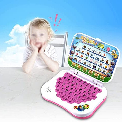 Aexoniz Toys - Educational Learning Laptop Toy for Kids with Sound, Alphabets, Numbers, Spelling, Animal Voices