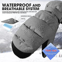 MCTi - Women's Waterproof Ski Mittens with Touch Screen, Insulated & Quilted
