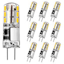 Shop Tailcas G4 LED Bulb 1.5W, 180LM, warm white 3000K, flicker-free. Perfect for extractor hoods. Pack of 10, energy-saving, non-dimmable bulbs.