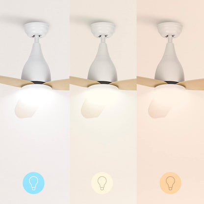 CREATE WINDHELIX Ceiling Fan with White Light