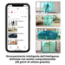 NGTeco - Wireless Security Camera with 9000mA Battery, PIR Motion Detection, Color Night Vision, 2-Way Audio