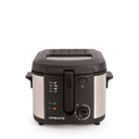 CREATE FRYER OIL PRO Oil Fryer featuring a grey transparent lid and stainless steel design