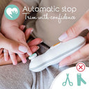 Cherish Baby Care - Electric Baby Nail Trimmer With Automatic Safety Stop