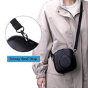 Xanad - Hard Case for Fujifilm Instax Mini 12/11/evo/10/9/8/7, Includes Shoulder Strap, Durable Protection, Black+Grey