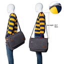 Estarer - Durable Grey Laptop Bag for 15-15.6 inch Devices, Water Resistant, Messenger Style, Reinforced Zippers
