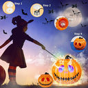 Gaoxun - Halloween Mist Maker with Pumpkin, 12 LED Lights, Fog Machine, Water Fountain
