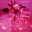 Dalugo - 3M 30 LED Pink Battery Fairy Lights for Bedroom Decor & Celebrations