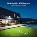 Lepro - 20W LED Floodlight Outdoor, 1700 Lumen Waterproof Security Light