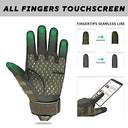 Fuyuanda - Touchscreen Winter Gloves for Men XS, Full Finger, Durable Nylon, Ideal for Motorcycling and Hiking