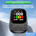 Gedsffati - 4-in-1 Gas & CO Detector with HD Screen, Propane & Methane Alarm