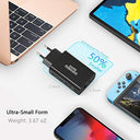 Ksw Kingdo - 61W Dual USB C Charger, Quick Charge for iPhone & Samsung