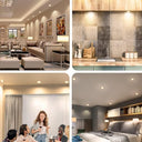 Joyinled Warm White Small 3w Cob Led Recessed Ceiling Light - Adjustable Brightness