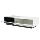 MURUL Marble Effect Veneer Two Door Coffee Table