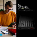 Spigen - 10000mAh Power Bank with USB C PD 18W, Quick Charge, Portable Design