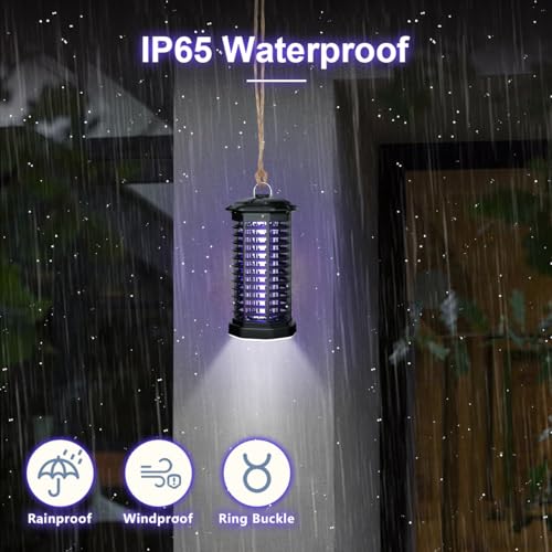 Bug Zapper - Powerful Electric Mosquito Zapper with LED Light for Indoor Use