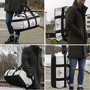 The Friendly Swede - Water-Resistant 3-Way Sports Duffle Bag for Travel & Gym