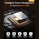 Chusii - 12000mAh MagSafe Battery Pack, Fast Charging, Portable Power Bank