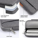 Tecool - Water-Resistant 16 Inch Laptop Sleeve for MacBook & Lenovo, Protective Notebook Bag, Dark Grey