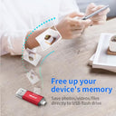 Thkailar - 128GB USB C Flash Drive with Type C & Type A Ports, Fast Data Transfer