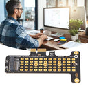Hilitand - NVME M.2 SSD to PCI-e x1 Expansion Card, Supports 1X-16X Slots