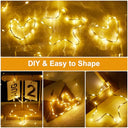Forepin Fairy Lights, 20 Pack Battery Operated, 1M Warm White String Lights For Indoor Decoration