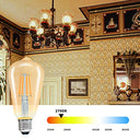 Uc - Vintage E27 Edison LED Bulbs 6 Pack, 2700K Warm White, Energy Saving