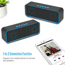 Kolaura - Portable Bluetooth 5.0 Speaker with 3D Stereo Bass, 12 Hour Playtime