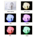 Mobxpar - Wooden Folding Book Lamp, USB Rechargeable, 360° Foldable, LED Mood Lighting