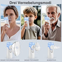 Gindoly - Portable Nebulizer Set, Quiet Inhaler, USB Rechargeable, One Touch Control