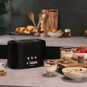 Cecotec - Toast & Taste 9000 Double Vertical Toaster, 980W, 2 Extra Wide Slots, 3 Functions